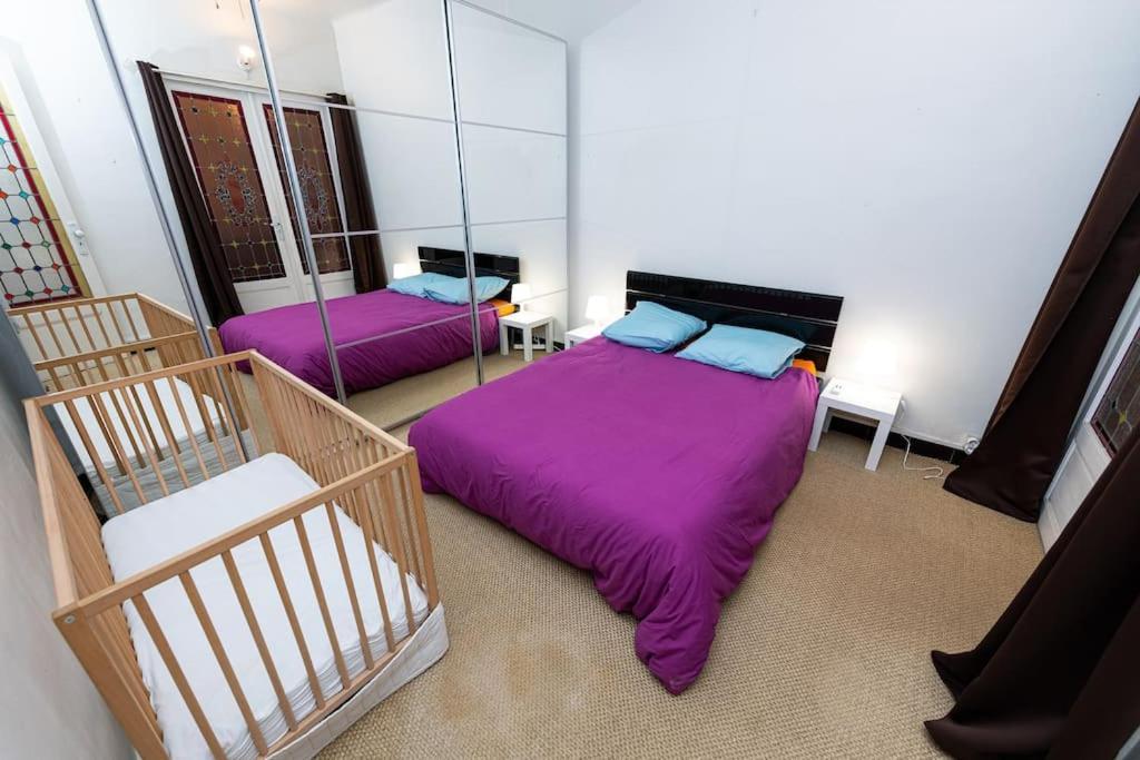 Anna-Maria : Grand Appartement 10 Personnes+Parking Prive -Actif+ Location- マルセイユ エクステリア 写真